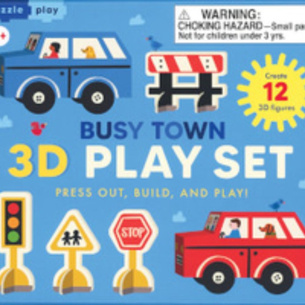 PaperPie Busy Town 3D Playset NEW